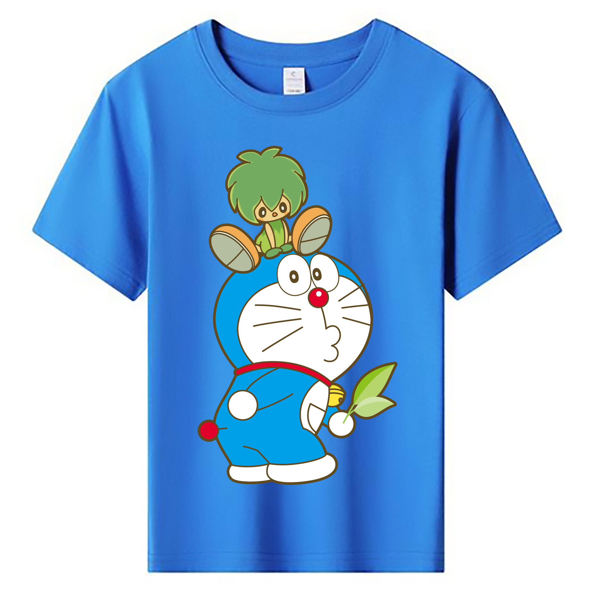 （画像用） ドラえもん Doraemon 綿100％キッズTシャツ（フロントプリント）